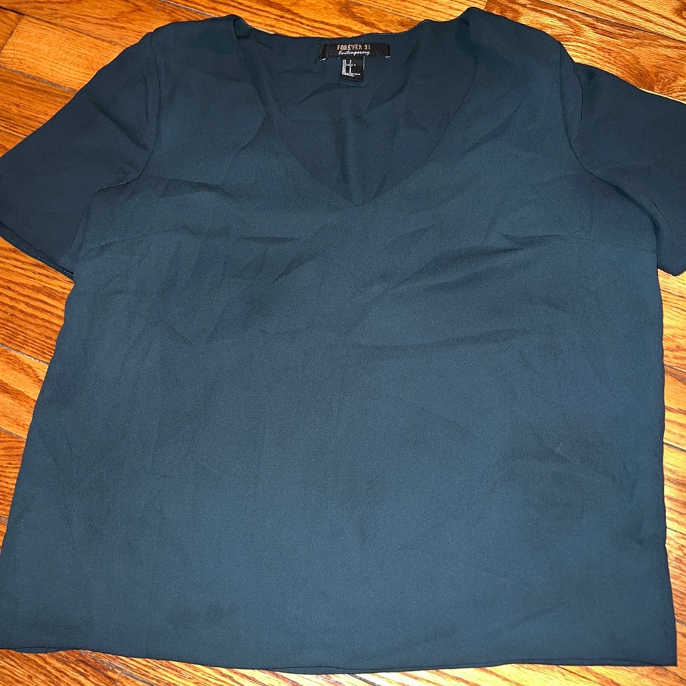V-neck blouse
